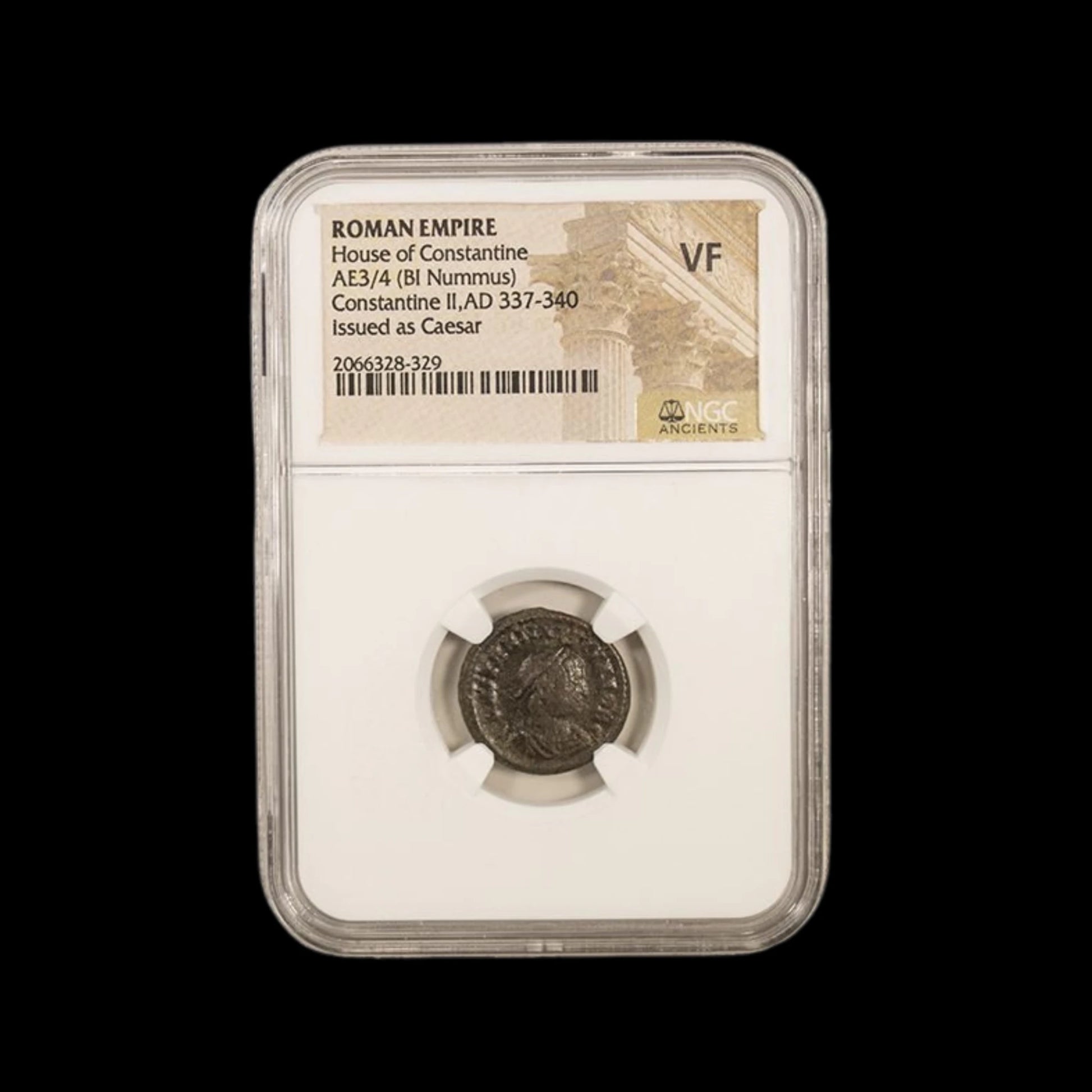House of Constantine: Collection of Five NGC - Certified Roman Bronze Coins (about 1680 - 1700 years ago) - Kinzer Coins