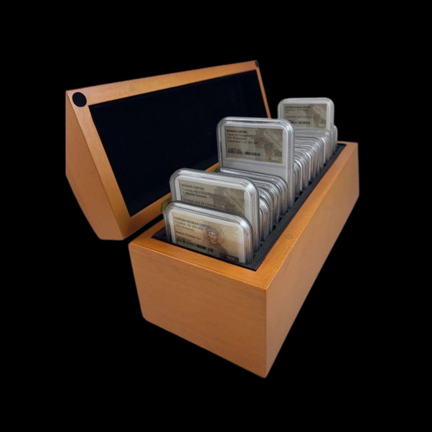 Imperial Rome: Limited Edition Collection of 20 Authentic Coins from Roman Emperors (1st–4th Century AD) — NGC Slabbed in Luxury Display Box - Kinzer Coins