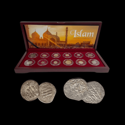 Islamic Silver Coins: Collection of 12 Coins (about 800 - 1300 years ago) - Kinzer Coins