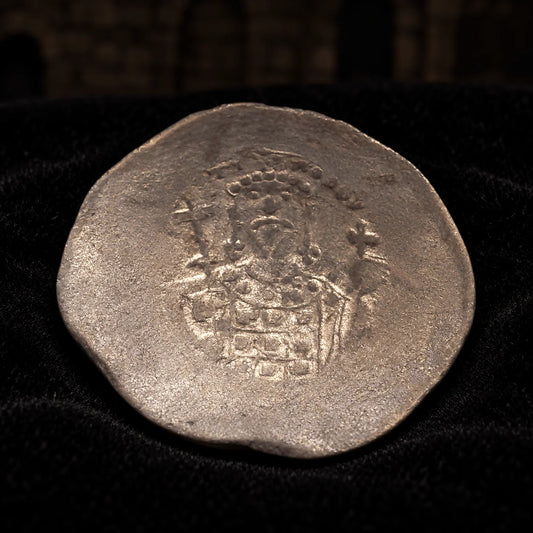 John II Komnenos Ancient Byzantine Billon Trachy — The 'Good Emperor' (AD 1118–1143) - Kinzer Coins