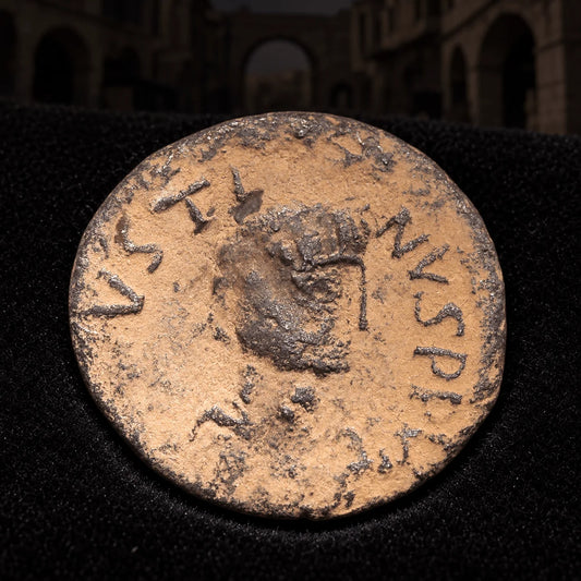 Justin I Ancient Byzantine Bronze Follis — Contemporary Counterfeit (AD 518–527) - Kinzer Coins