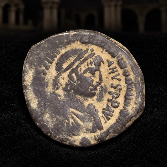 Justinian I Ancient Byzantine Bronze Follis — Antioch Mint, Great Reconquest (AD 533–537) - Kinzer Coins