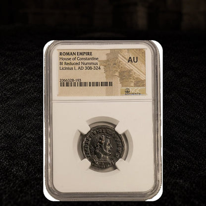 Licinius I Roman Bronze AE2/3 — Mixed Reverses — NGC - Kinzer Coins