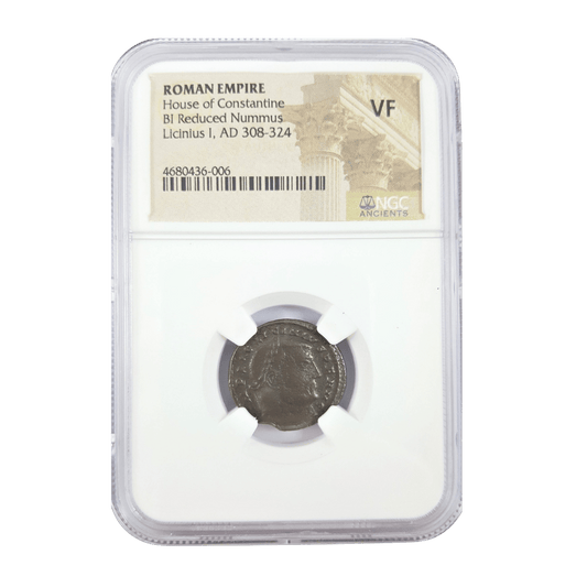 Licinius I Roman Bronze – IOVI CONSERVATORI – Constantine’s Rival – NGC Certified - Kinzer Coins