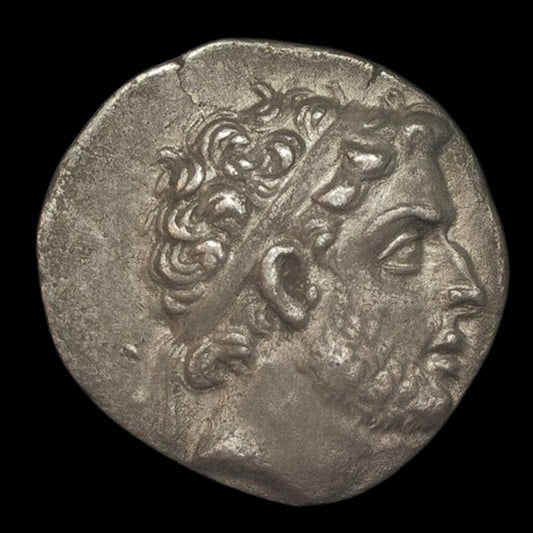 Macedonian Silver Drachm (Medium Silver Coin) of King Philip V (about 2205 years ago) - Kinzer Coins