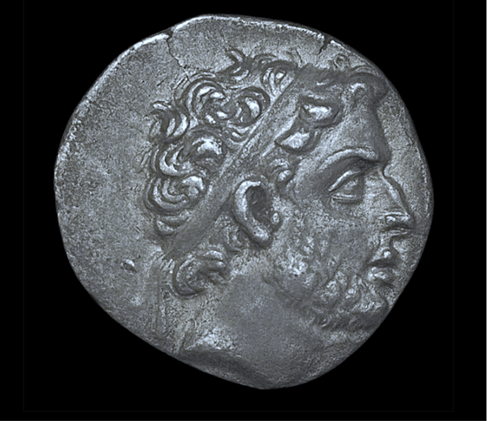 Macedonian Silver Drachm (Medium Silver Coin) of King Philip V (about 2205 years ago) - Kinzer Coins