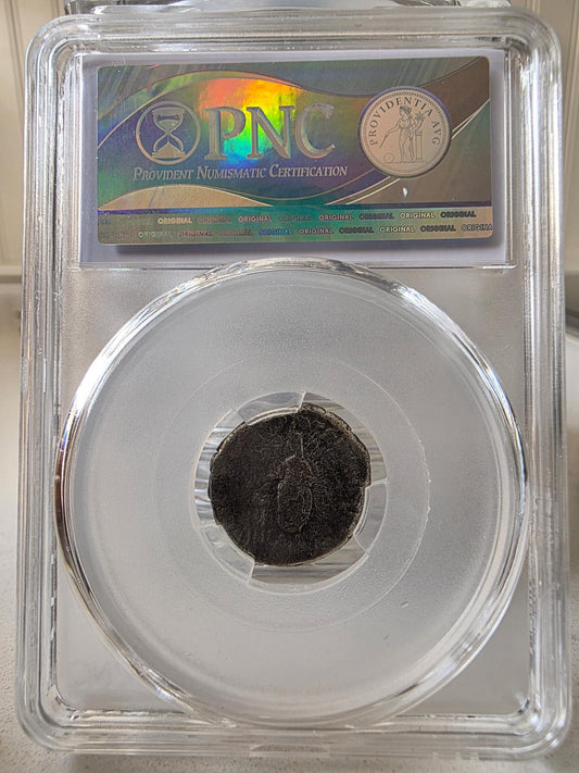 Marcus Aurelius Silver Denarius — The Philosopher on the Throne (PNC Certified) - Kinzer Coins