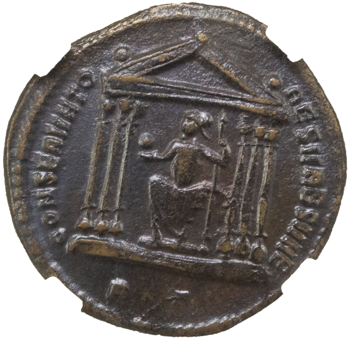 Maxentius Roman Bronze AE2 — representative supplier photograph 4