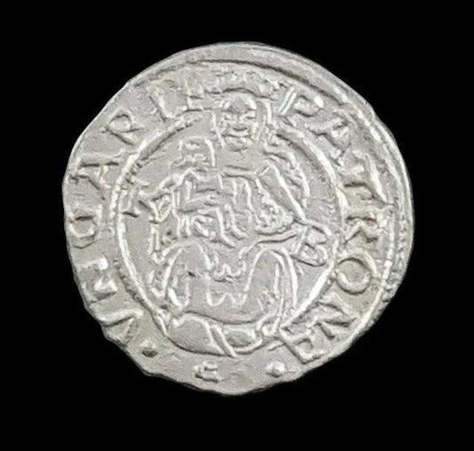 Madonna and Child Medieval Hungarian Silver Coin - Last Christian Kingdom Collectible - Kinzer Coins