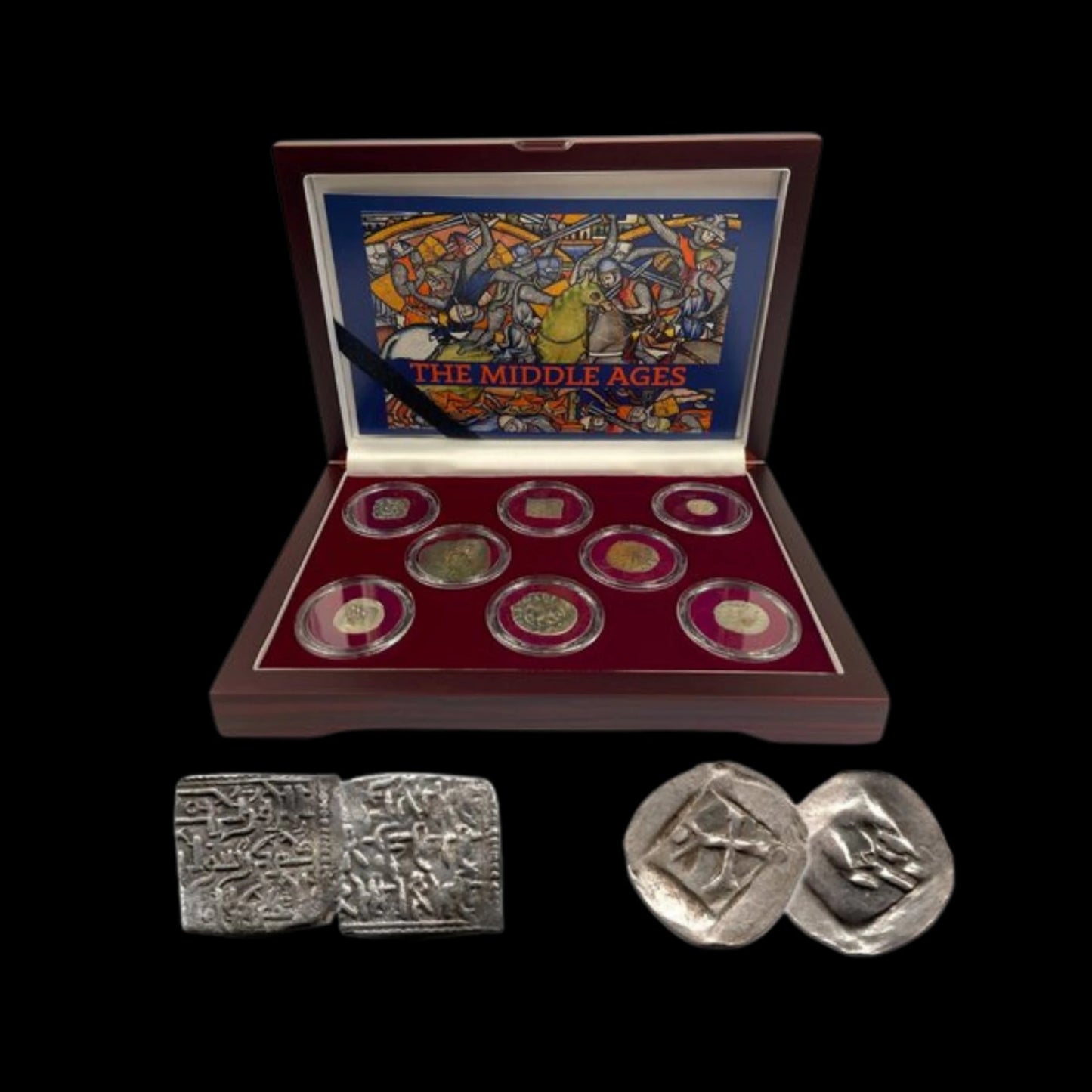 Middle Ages: 8 Silver Coins Collection (about 600 - 1000 years ago) - Kinzer Coins