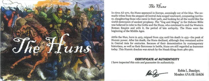 Nezak Huns Silver Drachm — Kabul Region Issue, 6th Century AD, NGC - Certified - Kinzer Coins