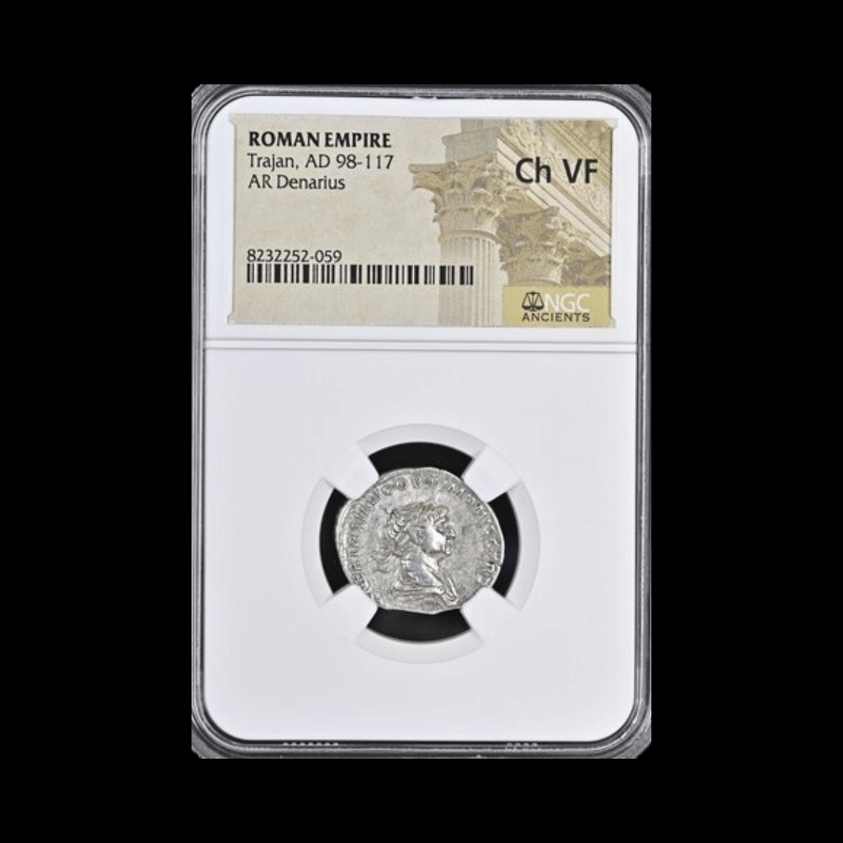 NGC Roman Silver Denarius of Trajan (AD 98–117) — From the Height of the Roman Empire - Kinzer Coins