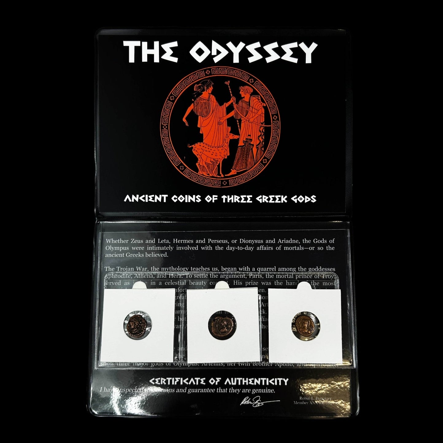 Own the Gods Behind The Odyssey | Authentic Ancient Greek Mythology Coin Set - Kinzer Coins