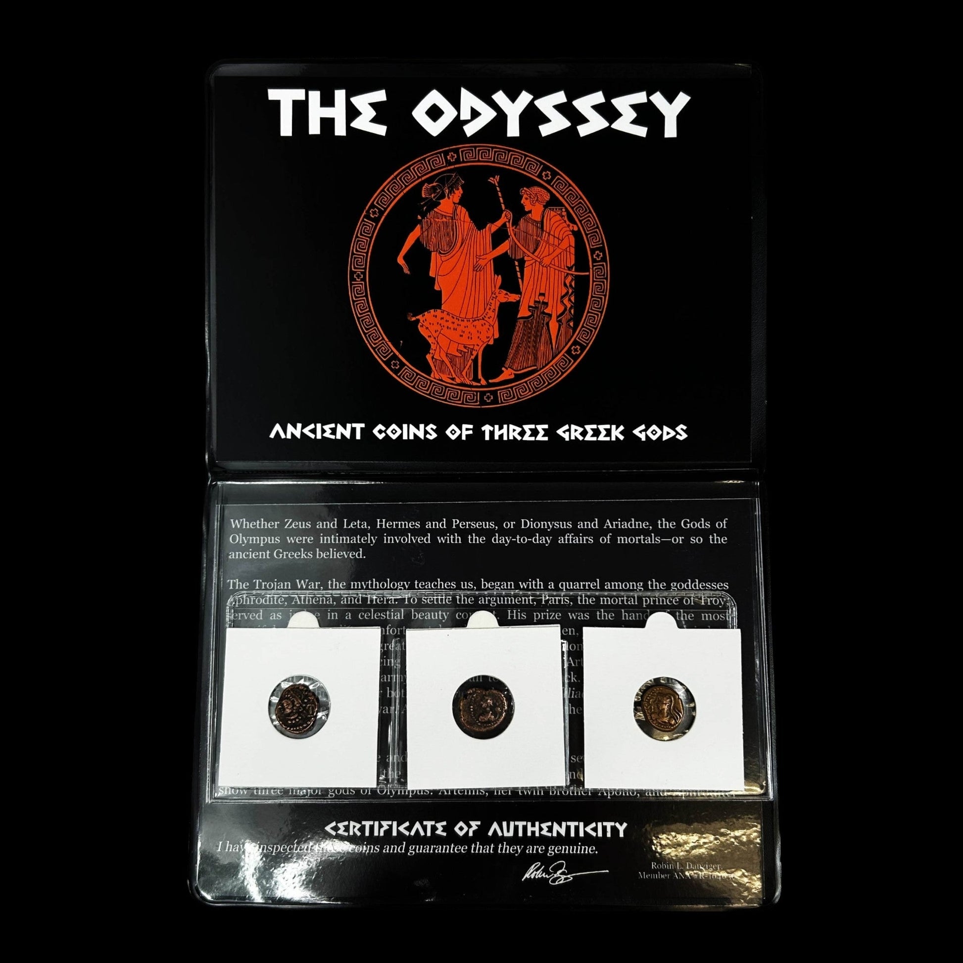 Own the Gods Behind The Odyssey | Authentic Ancient Greek Mythology Coin Set - Kinzer Coins