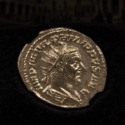 Philip I the Arab Ancient Roman Silver Antoninianus — Rome’s 1,000th Anniversary (AD 244–249) — NGC Certified - Kinzer Coins