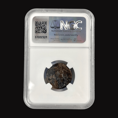 Pontus, Amisos Bronze — Gorgon Medusa Type, Struck Under Mithradates VI, NGC - Certified - Kinzer Coins