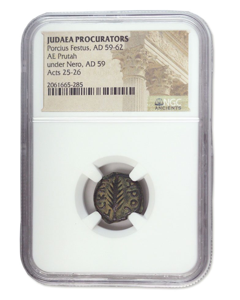Porcius Festus Judaean Bronze Prutah — representative supplier photograph 2