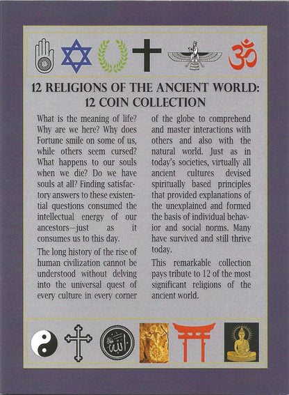 Religions of The Ancient World: Box of 12 Ancient Coins (about 1700 - 2500 years ago) - Kinzer Coins