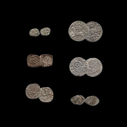Renaissance: Boxed Set of Six Silver Coins (about 500 - 600 years ago) - Kinzer Coins