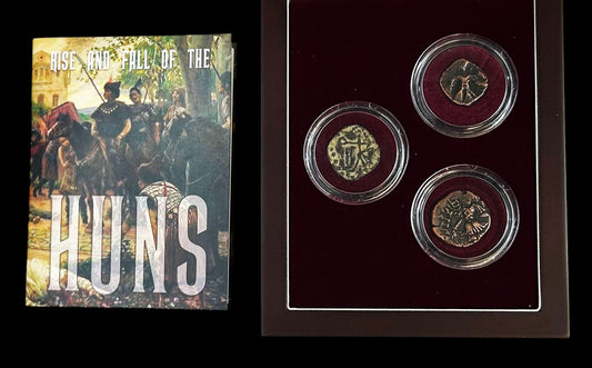 Rise and Fall of the Huns – Three Coin Collection - Kinzer Coins