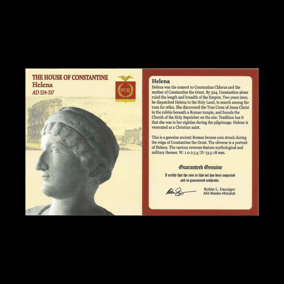 Roman Bronze AE3 of Helena, Mother of Constantine the Great NGC (AD 324–337) - Kinzer Coins