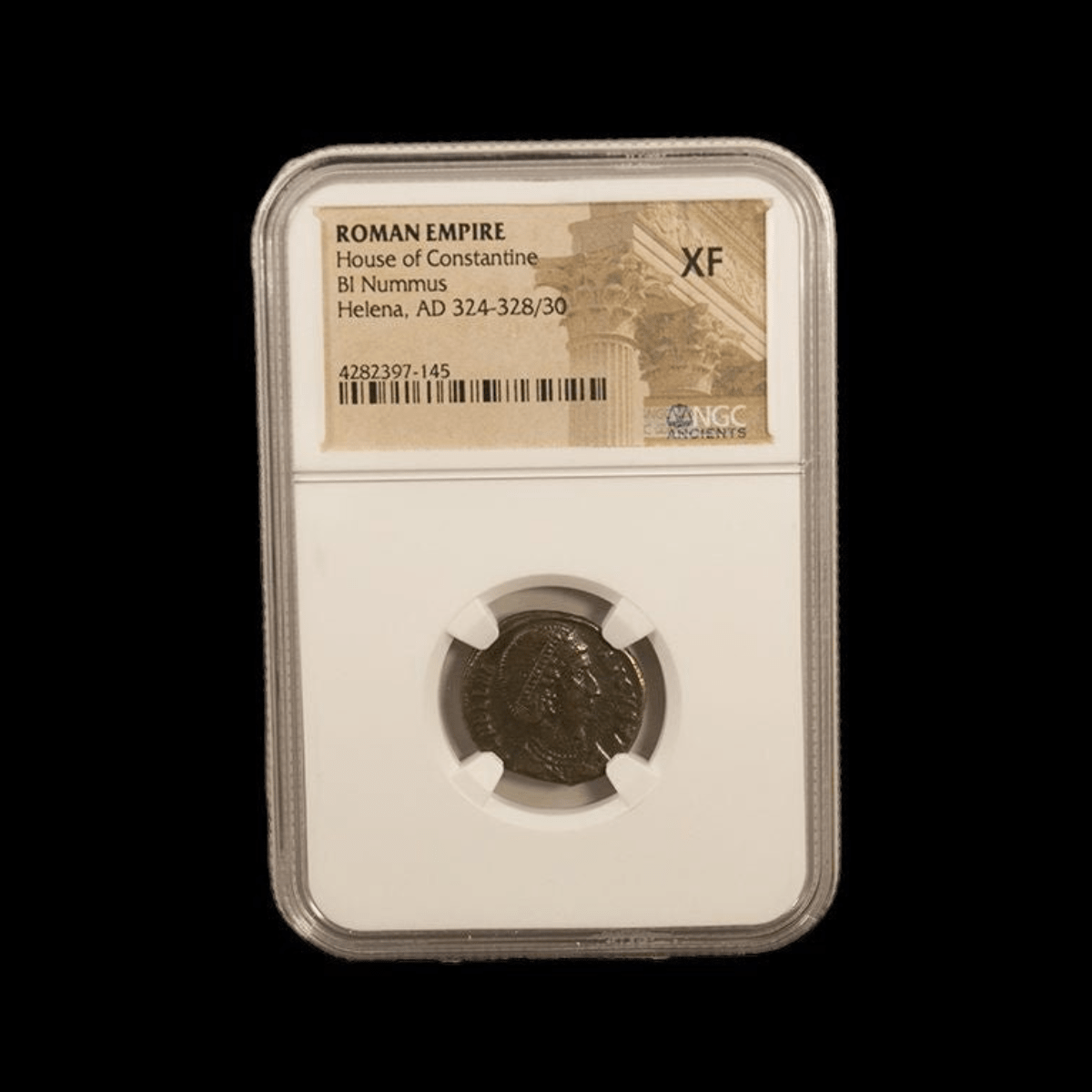 Roman Bronze AE3 of Helena, Mother of Constantine the Great NGC (AD 324–337) - Kinzer Coins