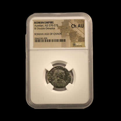 NGC Certified Roman Bronze Coin – Emperor Aurelian – Restorer of Rome – 1,750 Years Old - Kinzer Coins