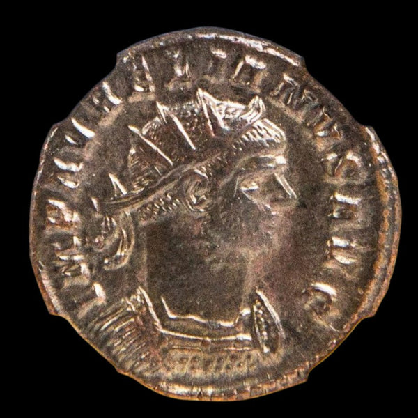 Aurelian NGC-Certified Roman Bronze Coin
