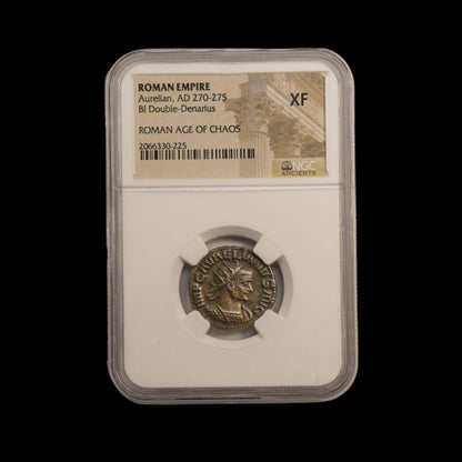 NGC Certified Roman Bronze Coin – Emperor Aurelian – Restorer of Rome – 1,750 Years Old - Kinzer Coins