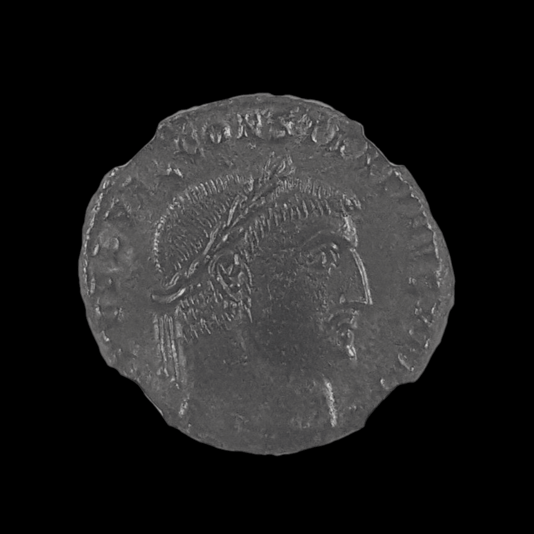 Roman Bronze Coin – Emperor Constantine the Great (about 1,700 years old) – Rome’s First Christian Emperor – NGC Certified - Kinzer Coins