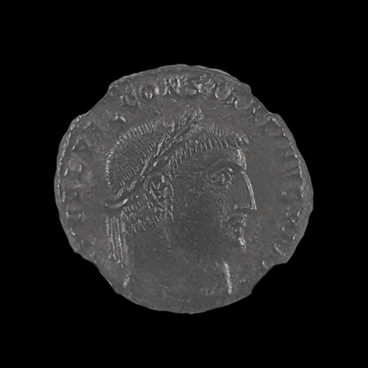 Roman Bronze Coin – Emperor Constantine the Great (about 1,700 years old) – Rome’s First Christian Emperor – NGC Certified - Kinzer Coins
