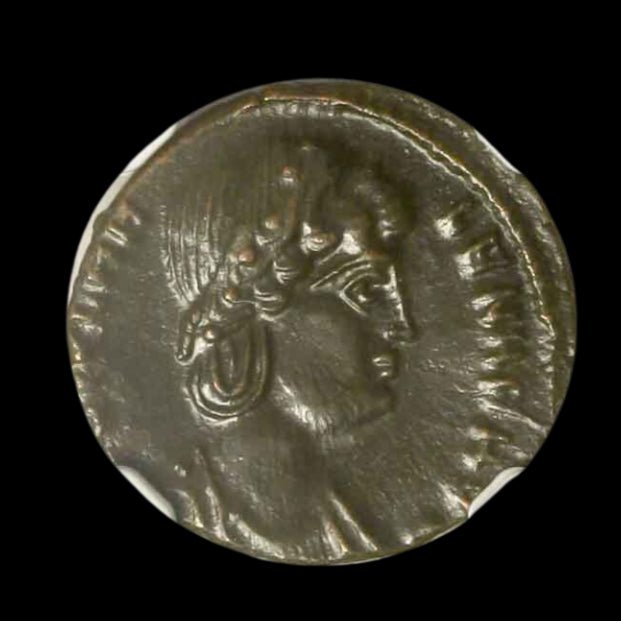 Roman Bronze Coin – Empress Helena (about 1,690 years old) – Mother of Constantine the Great & Early Christian Empress – NGC Certified - Kinzer Coins