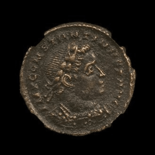 Roman Bronze Coin of Constantine the Great NGC – London Mint (AD 307–337) NGC (VF) - Kinzer Coins