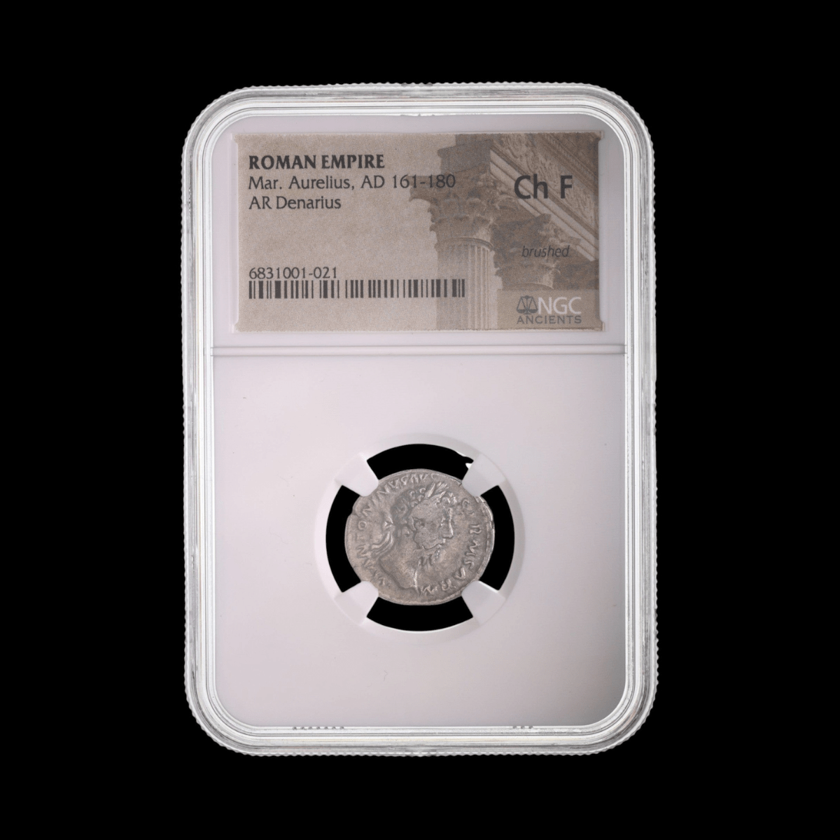 Roman Denarius of Marcus Aurelius NGC | Stoic Philosopher Emperor (AD 161–180) - Kinzer Coins