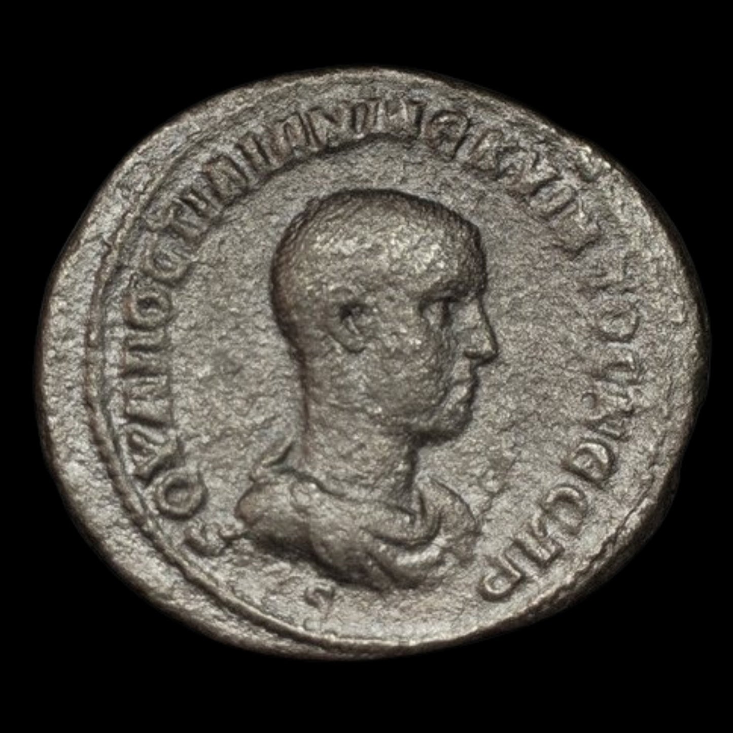 Roman Provincial Billon Tetradrachm (Large Silver - Alloy Coin) of Emperor Hostilian (about 1770 years ago) - Kinzer Coins