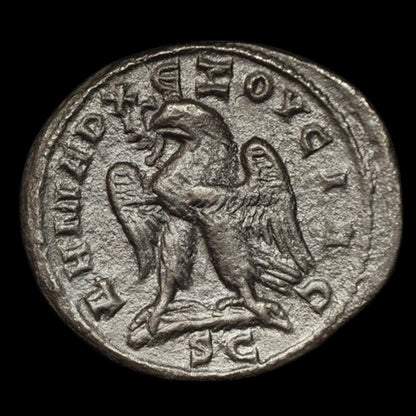 Roman Provincial Billon Tetradrachm (Large Silver - Alloy Coin) of Emperor Hostilian (about 1770 years ago) - Kinzer Coins