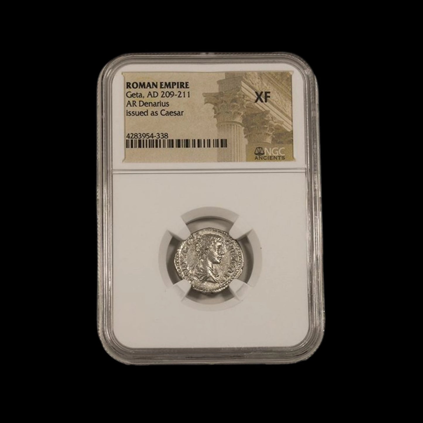 Roman Silver Coin – Emperor Geta (about 1,800 years old) – NGC Certified – Featured in Gladiator II - Kinzer Coins