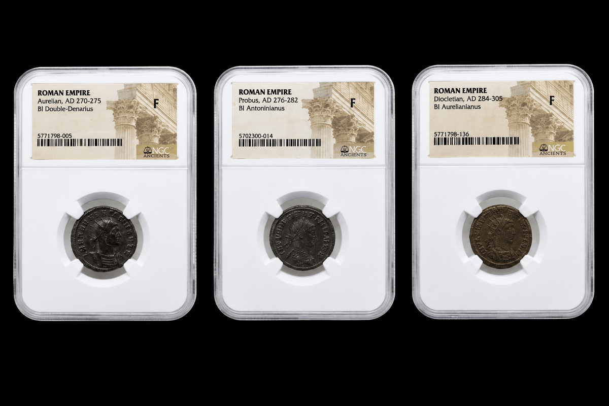 Rome’s Warrior Emperors Starter Pack — Three Soldier-Emperors - Kinzer Coins