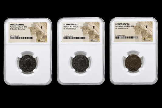 Rome’s Warrior Emperors Starter Pack — Three Soldier-Emperors - Kinzer Coins