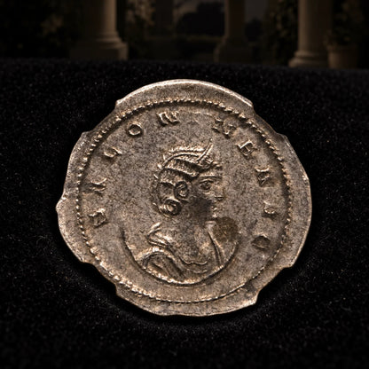 Salonina Ancient Roman Silver Antoninianus — Empress & Wife of Gallienus (AD 254–268) — NGC Certified - Kinzer Coins