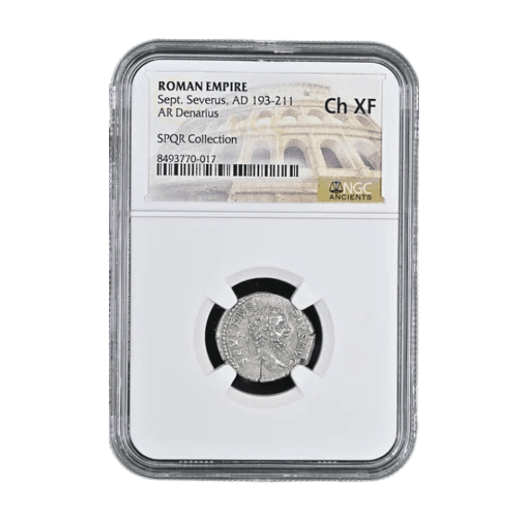 Septimius Severus AR Denarius — Choice XF Silver of the Emperor Who Put the Army First (AD 193–211) - Kinzer Coins