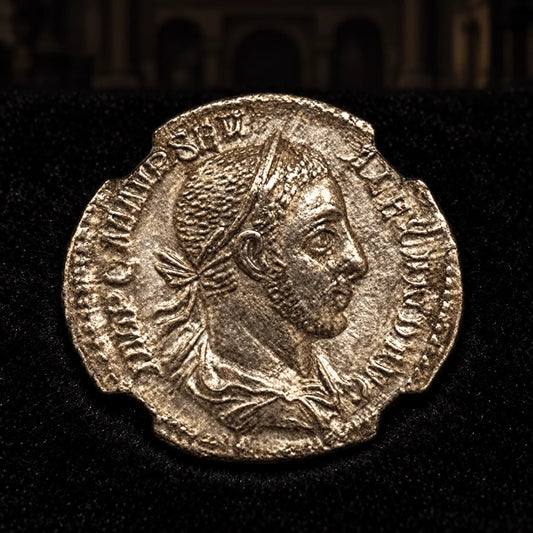 Severus Alexander Ancient Roman Silver Denarius — Last Severan Emperor (AD 222–235) — NGC Certified - Kinzer Coins
