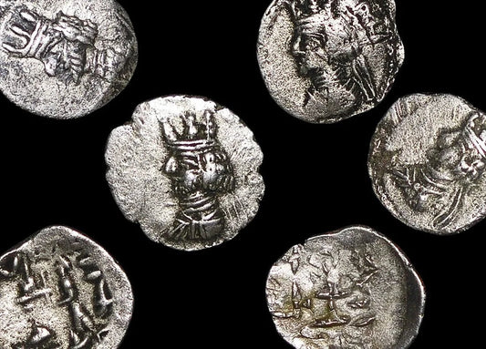 Silver Hemidrachm from the Kingdom of Persis (2,200 - 1,800 years ago - Kinzer Coins