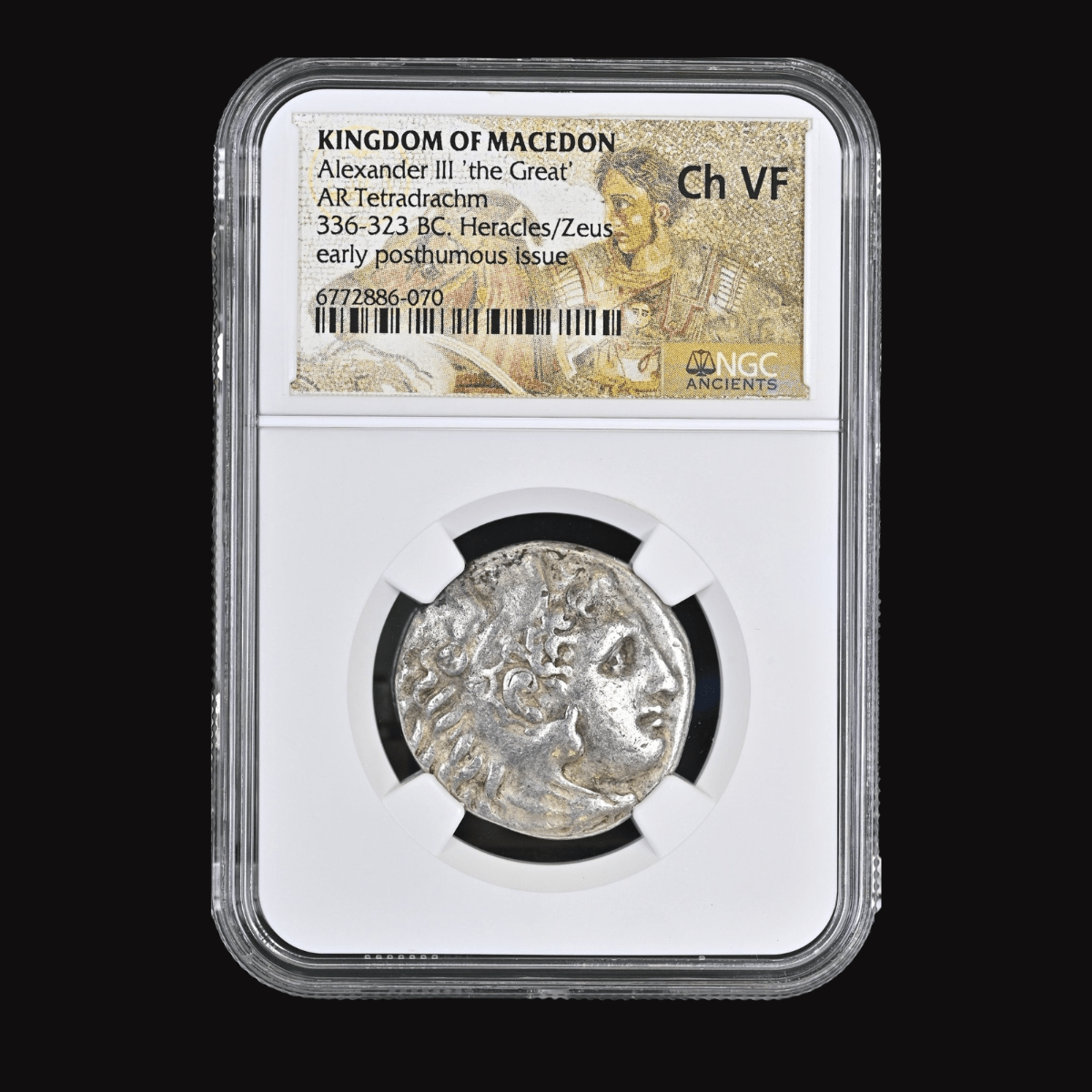 Silver of a Conqueror — Choice VF Alexander the Great Tetradrachm - Kinzer Coins