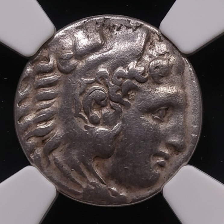 Silver of a Conqueror — Choice VF Alexander the Great Tetradrachm - Kinzer Coins