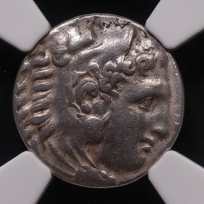 Silver of a Conqueror — Choice VF Alexander the Great Tetradrachm - Kinzer Coins