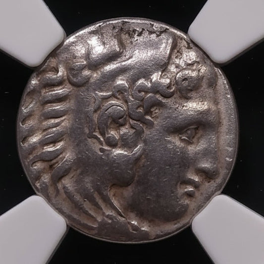 Silver of a Conqueror — Choice VF Alexander the Great Tetradrachm - Kinzer Coins