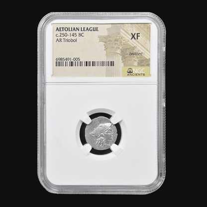Silver of a Greek Alliance — Aetolian League Triobol - Kinzer Coins