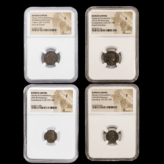Sons of Constantine Starter Pack — Four Heirs to an Empire, NGC - Certified - Kinzer Coins