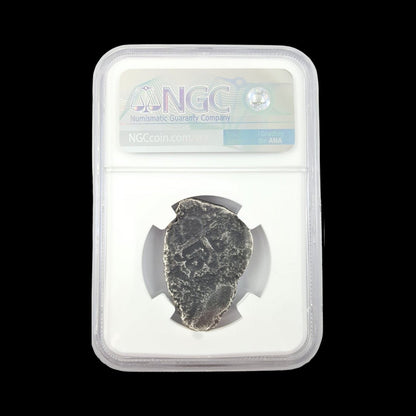 Spanish Silver 8 - Real Fragment from the Vliegenthart Shipwreck (about 290 years ago) - Kinzer Coins